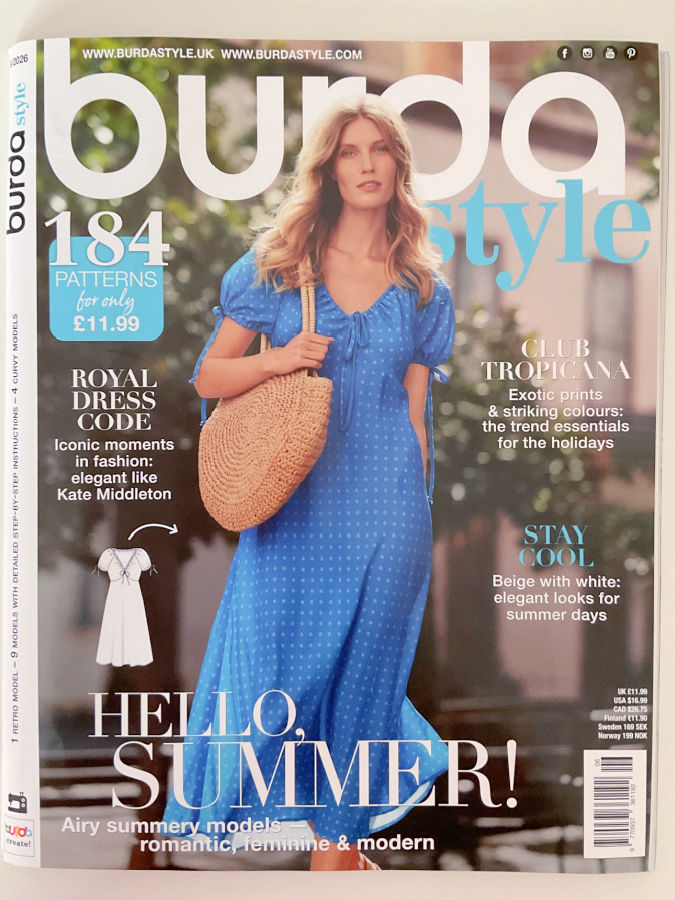 cover of an issue of the UK version of Burda style magazine